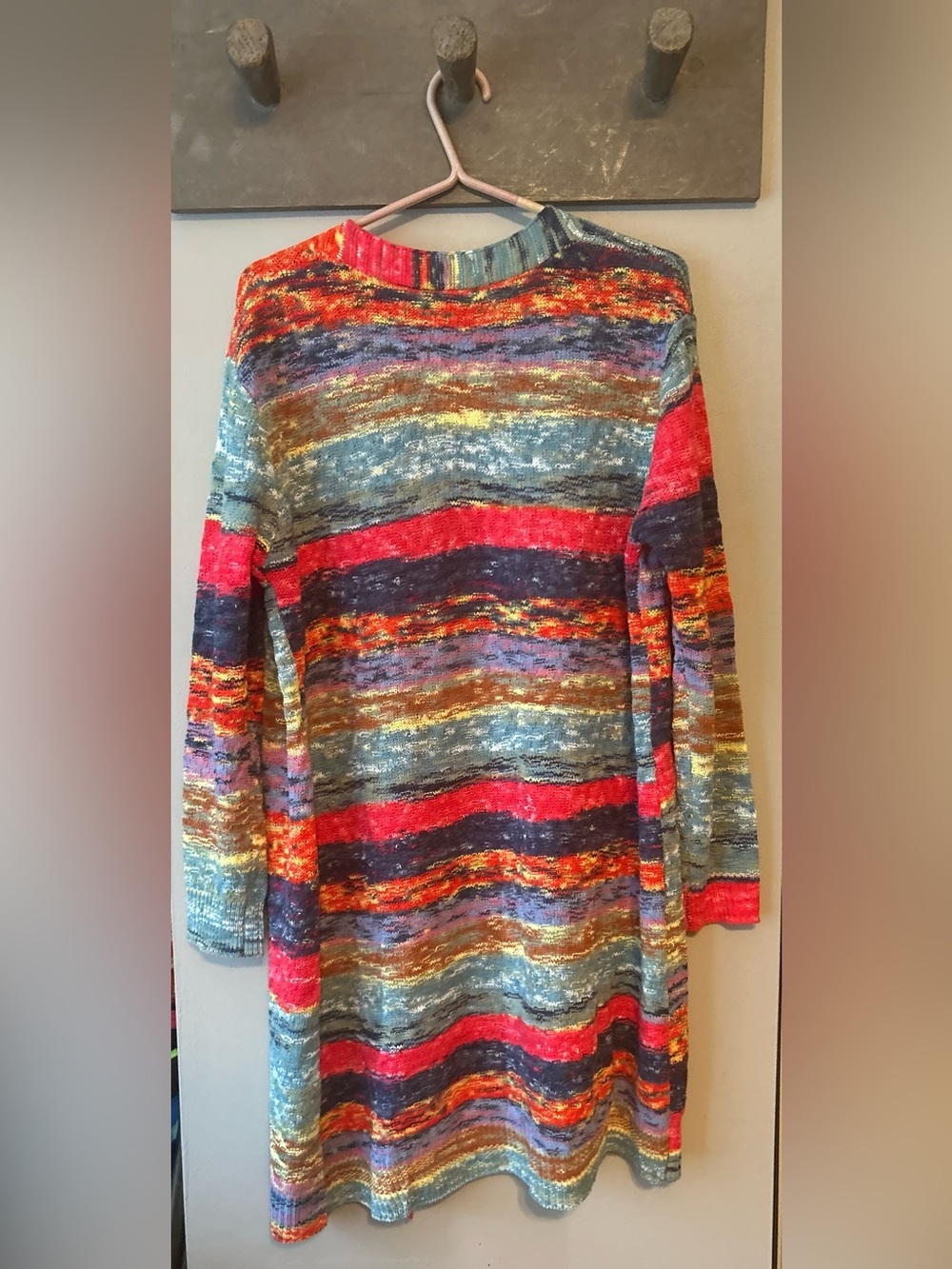 Long colourful cardigan - Picture 7 of 10